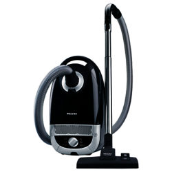 Miele C2 Powerline Dustbag Cylinder Vacuum Cleaner, Black